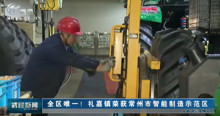 全區(qū)唯一！禮嘉鎮(zhèn)榮獲常州市智能制造示范區(qū)